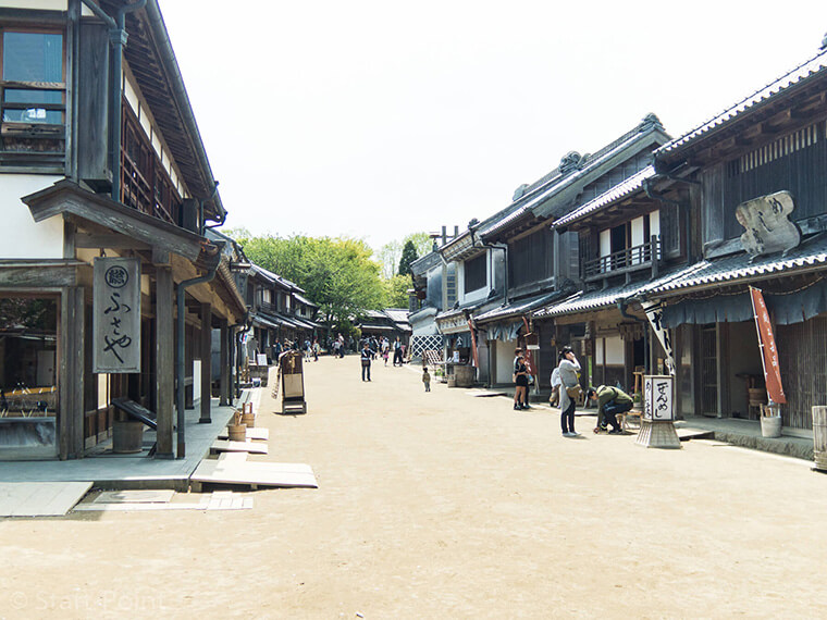 千葉県の古い街並みを再現