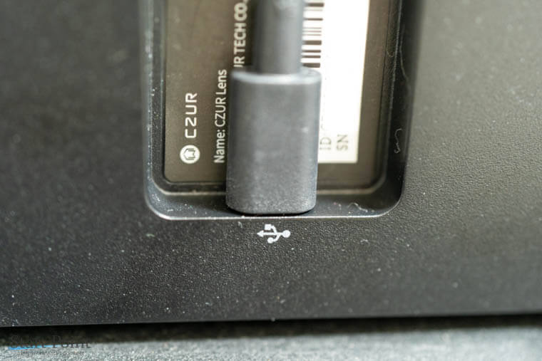 CZUR Lens Pro USB差し込み口