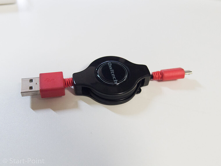 オウルテック USB巻取りケーブル