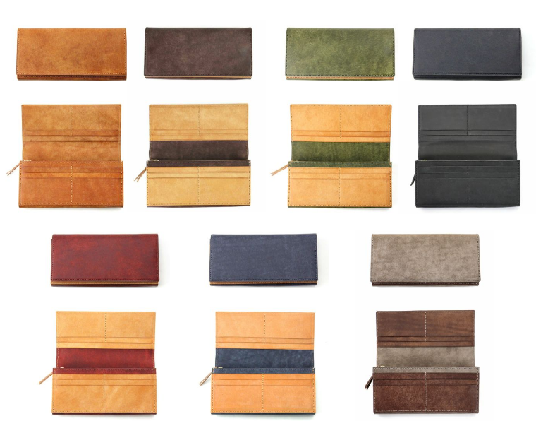 Ryu長財布 全7色のカラーバリエーション