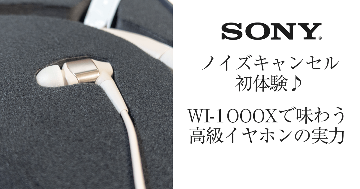 ソニー WI-1000Xレビュー 音質の違いとノイキャンの威力を初めて知る | Start Point