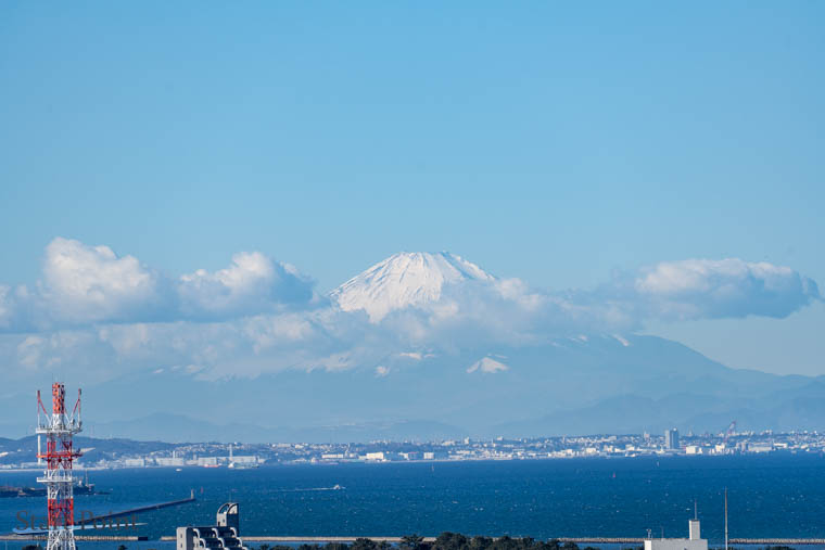 きみさらずタワーから見る富士山