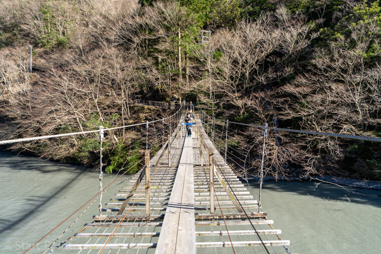 静岡県 寸又峡 夢の吊り橋