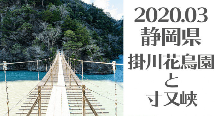 静岡県 掛川花鳥園と寸又峡 夢の吊り橋へ家族旅行で行く