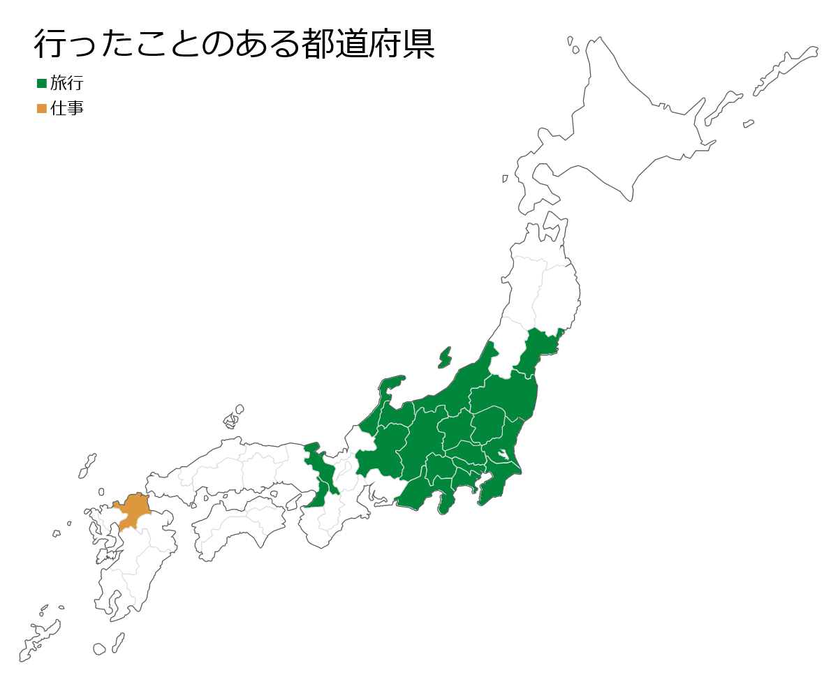 日本地図ジェネレイターサンプル