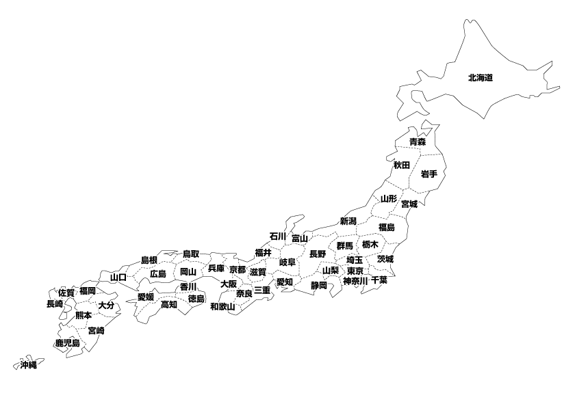 Kasword 日本地図 イラストレーター