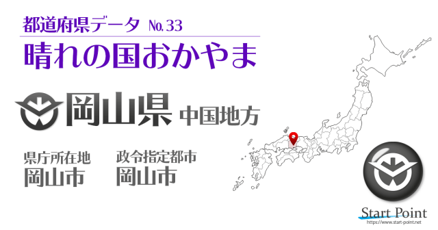 岡山県のランキング 都道府県統計データ